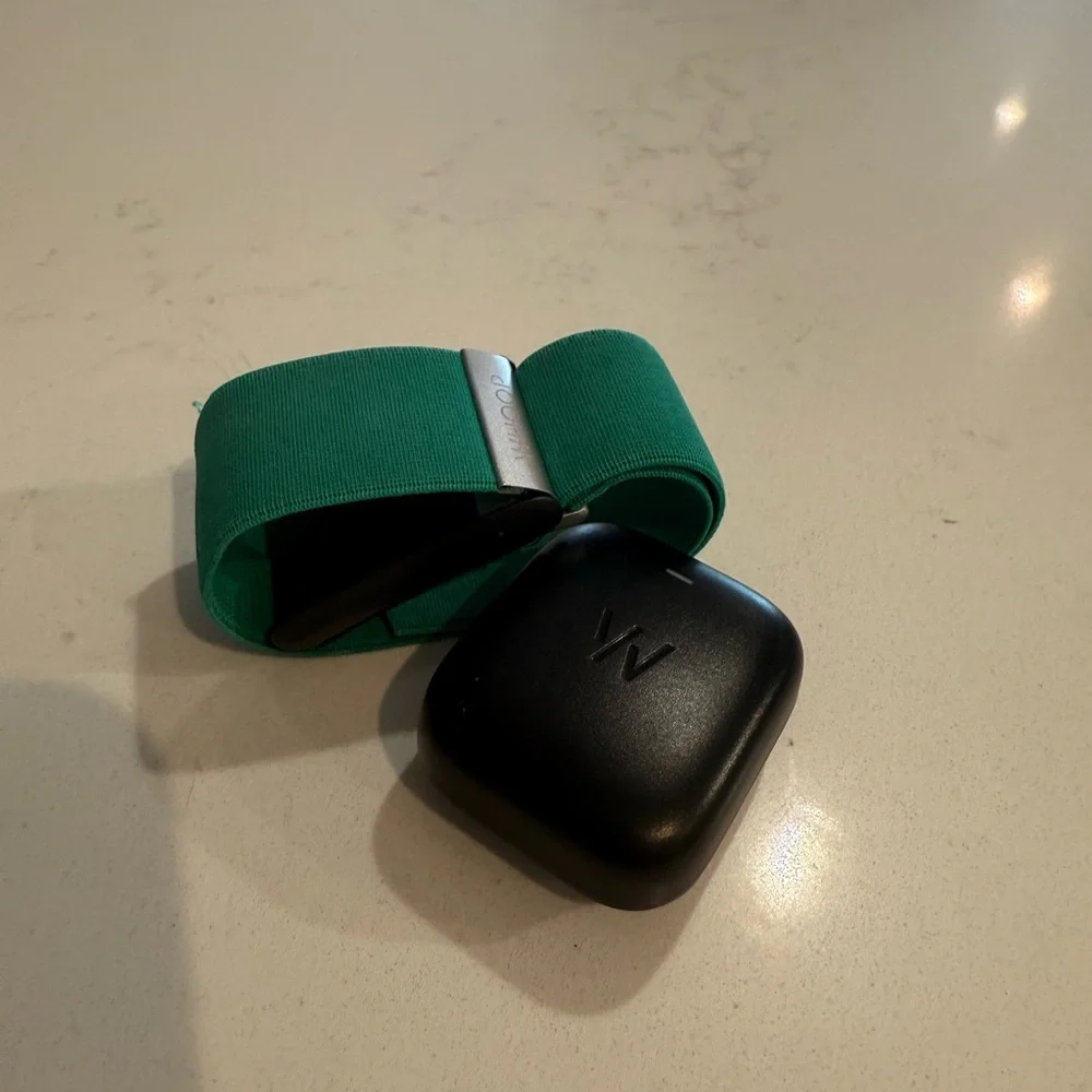 Green Wearable Fitness Tracker